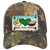 Peace Love Coconut Novelty License Plate Hat