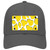 Yellow White Giraffe Novelty License Plate Hat