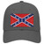 Distressed Confederate Flag Novelty License Plate Hat