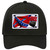 Rebel Cap And Flag Novelty License Plate Hat