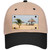 Tropical Beach Setting Novelty License Plate Hat