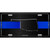 Oklahoma Thin Blue Line Metal Novelty License Plate