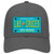 Las Cruces New Mexico Teal Novelty License Plate Hat