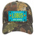 Lobos New Mexico Teal Novelty License Plate Hat