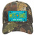 White Sands New Mexico Teal Novelty License Plate Hat