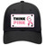 Think Pink Novelty License Plate Hat Sign