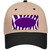 Purple White Zebra Purple Center Oval Novelty License Plate Hat