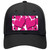 Pink White Giraffe Pink Centered Hearts Novelty License Plate Hat