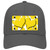 Yellow White Giraffe Yellow Centered Hearts Novelty License Plate Hat