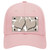 Tan White Giraffe Tan Centered Hearts Novelty License Plate Hat