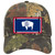Wyoming State Flag Novelty License Plate Hat