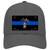 Thin Blue Line Police SWAT Novelty License Plate Hat