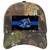 Thin Blue Line Badge Novelty License Plate Hat