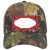 Red White Quatrefoil Center Scallop Novelty License Plate Hat