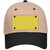 Yellow White Quatrefoil Novelty License Plate Hat