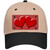 Red White Quatrefoil Red Center Hearts Novelty License Plate Hat