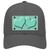 Mint White Quatrefoil And Mint Center Hearts Novelty License Plate Hat