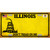 Illinois Dont Tread On Me Metal Novelty License Plate