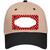 Scallop Red White Polka Dot Novelty License Plate Hat