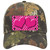 Pink White Polka Dot Center Hearts Novelty License Plate Hat