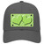 Lime Green White Polka Dot Center Hearts Novelty License Plate Hat