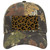 Brown Black Cheetah Novelty License Plate Hat