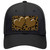 Brown Black Cheetah Brown Center Hearts Novelty License Plate Hat