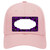 Purple Black Cheetah Scallop Novelty License Plate Hat