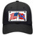 Confederate USA Crossed Flags Novelty License Plate Hat