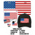 United States Italy Crossed Flags Novelty License Plate Hat