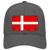 Denmark Flag Novelty License Plate Hat