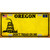 Oregon Dont Tread On Me Metal Novelty License Plate