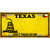 Texas Dont Tread On Me Metal Novelty License Plate