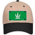Marijuana Leaf Novelty License Plate Hat
