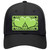 Lime Green Black Anchor Lime Green Heart Center Novelty License Plate Hat