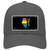 Illinois Rainbow Novelty License Plate Hat