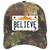 Believe California Novelty License Plate Hat