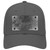 Black Oil Rubbed Solid Novelty License Plate Hat