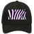 Purple White Zebra Oil Rubbed Novelty License Plate Hat