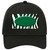Green White Zebra Oval Oil Rubbed Novelty License Plate Hat