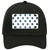 Light Blue White Dots Oil Rubbed Novelty License Plate Hat