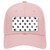 Black White Dots Oil Rubbed Novelty License Plate Hat