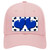 Blue White Dots Hearts Oil Rubbed Novelty License Plate Hat