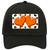 Orange White Dots Hearts Oil Rubbed Novelty License Plate Hat