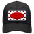 Red White Dots Oval Oil Rubbed Novelty License Plate Hat
