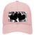 Black White Hearts Giraffe Oil Rubbed Novelty License Plate Hat