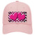 Pink White Hearts Chevron Oil Rubbed Novelty License Plate Hat