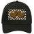 Brown White Hearts Chevron Oil Rubbed Novelty License Plate Hat
