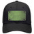 Lime Green White Quatrefoil Oil Rubbed Novelty License Plate Hat