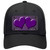 Purple White Quatrefoil Hearts Oil Rubbed Novelty License Plate Hat